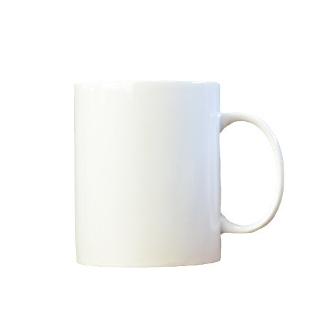 Fabricantes de tazas de cerámica personalizadas al por mayor suministro directo de comercio exterior 11oz impresión LOGO taza de sublimación de transferencia de calor hueso taza de agua de porcelana