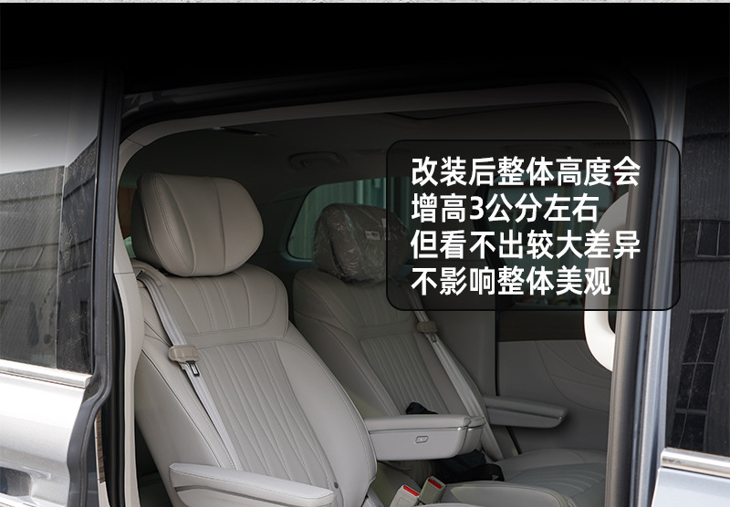 The Original Car's Welfare Seat Allows Family Members to Travel Freely Without Affecting the Interior's Aesthetics, Allowing Family Members to Travel Freely