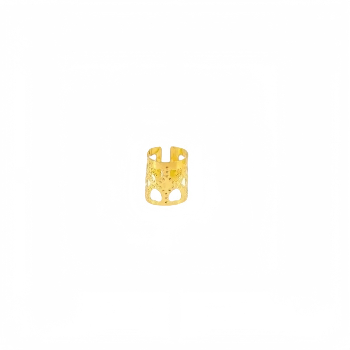 Corazón de melocotón dorado 8*9mm27 #