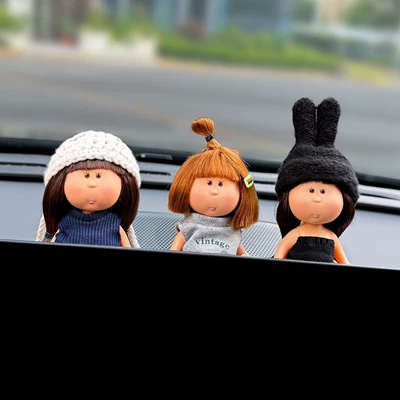Display Screen Plush Doll – Car ornaments - screen-model-striped-skirt-potato-sister-tube-top-suit-potato-sister-sweatshirt-suit-potato-sister
