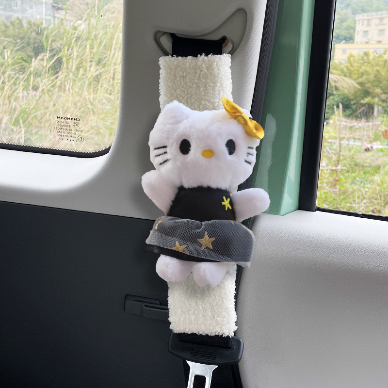 Funda Protectora para Cinturón de Coche de Felpa para Cinturón de Seguridad