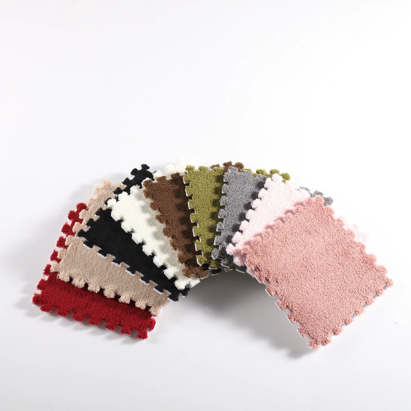 Ковровая плитка напольная, 30×30 см (толстая), гостиная и спальная комната, однотонные варианты цвета
