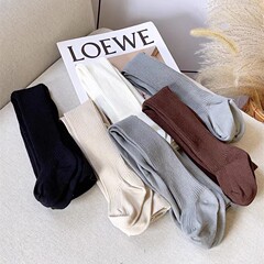 檸里韓國2024秋款兒童洋氣純色百搭連褲襪女童彈力修身連腳打底褲