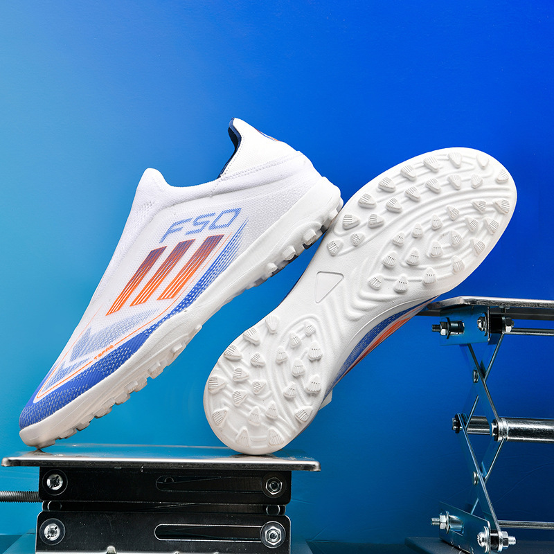 Zapatos de Fútbol de Corte Bajo F50 en Cuero Sintético y Caucho, para Césped Artificial