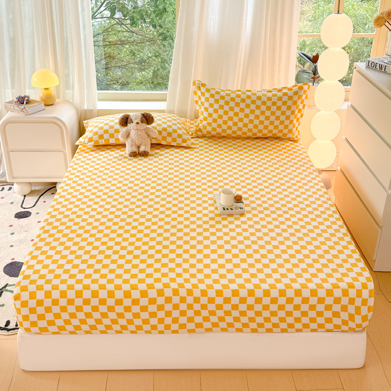 Funda de cama fija Colcha Simmons Cubierta protectora Cubierta de polvo Colchón Cubierta de cama individual Doble individual Sábana de cama antideslizante transfronteriza