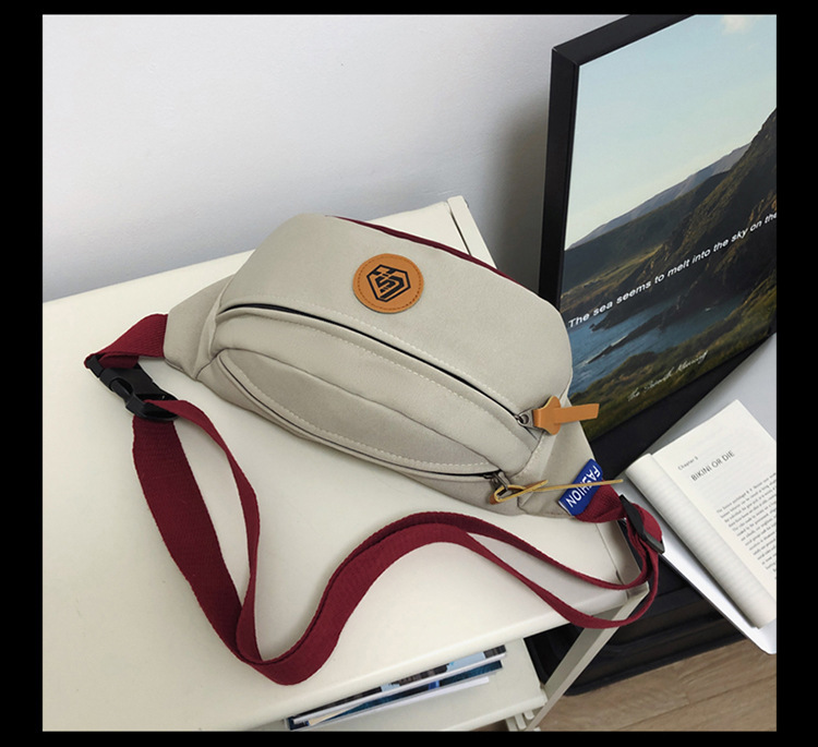 Simple and sporty trendy brand chest bags for both men and women, student waist bags, large-capacity niche single-shoulder bags, crossbody bags for women undefined