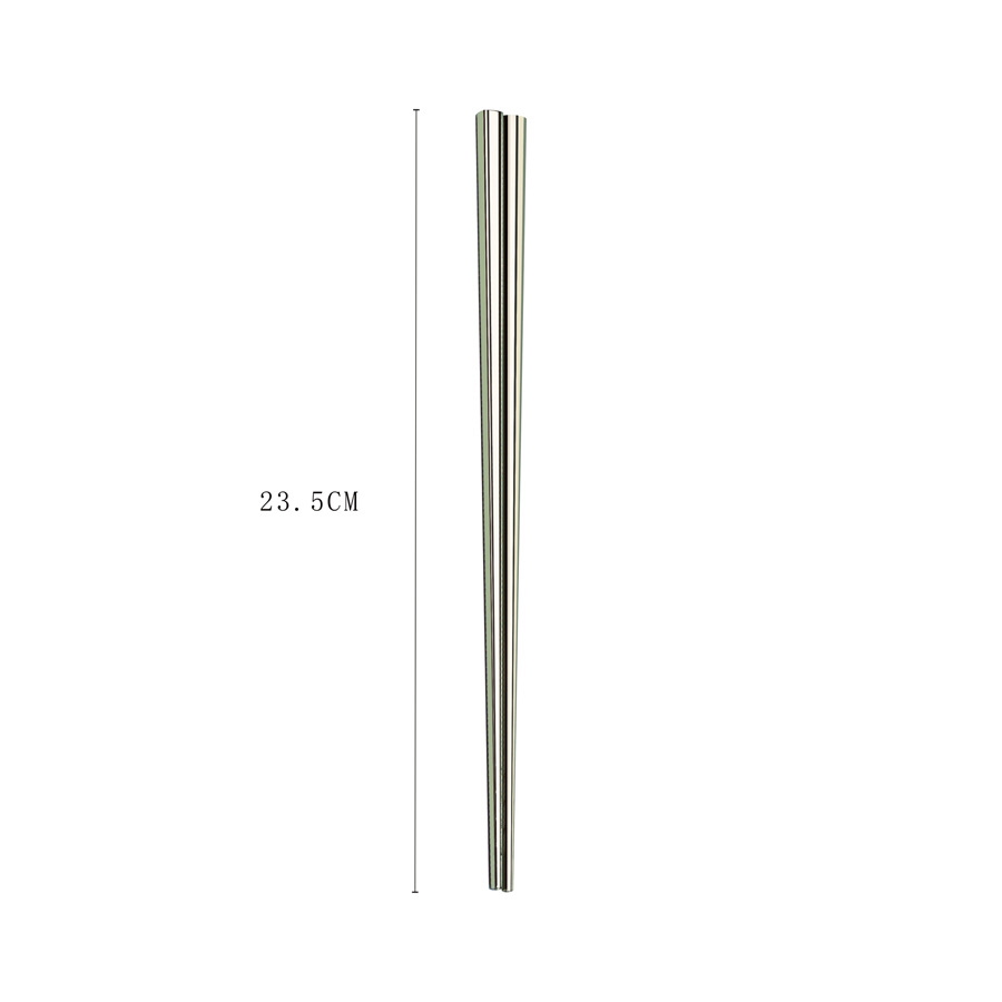 23.5CM/316L 원추형 스테인레스 스틸 젓가락