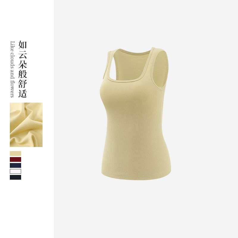 Women's Camisole Summer New Style Linen Silk Double-Layered Feather Yarn Fashionable Backless Vest Women's Camisole Summer New Style Linen Silk Double-Layered Feather Yarn Fashionable Backless Vest