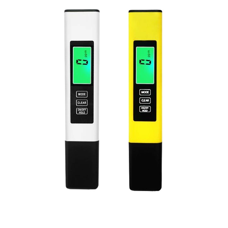 Двухцветный умный тестер качества воды TDS с подсветкой, ручка для тестирования обратного осмоса, трансграничное качество, три в одном, тест на EC, в наличии на складе