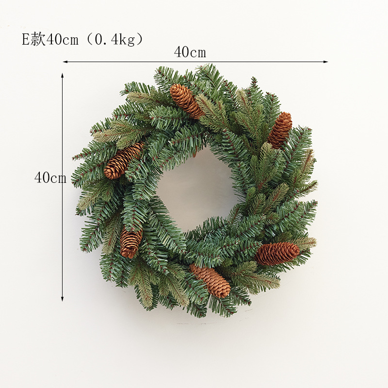 Nuevos colgantes de guirnaldas de Navidad colgantes de pared pe guirnaldas de hotel centro comercial escenario de decoración de Navidad props