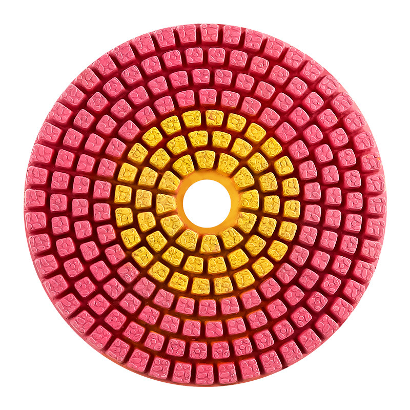 Hoja de molienda de agua de diamante hoja de pulido de piedra cuarzo mármol granito renovación especial hoja de pulido de molino angular