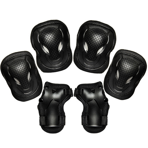 Skate Guard Set of 6 - Knee Pads and Wrist Guards - Ox Head Skate Guards for Men and Women - Skating, Ice Skating, and Skateboard Protection