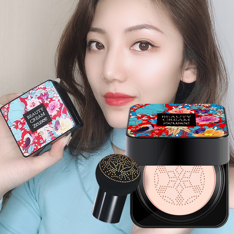 Mushroom air cushion bb cream small mushroom head isolation cream concealer moisturizing liquid foundation cosmetics