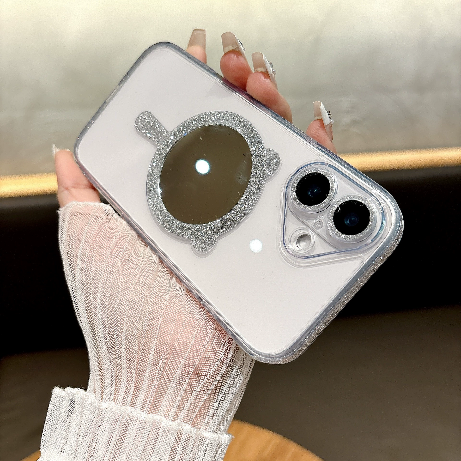 Apple, совместимый iPhone 16, чехол для телефона, стеклянное зеркало, защитный чехол, 16promax, iphone