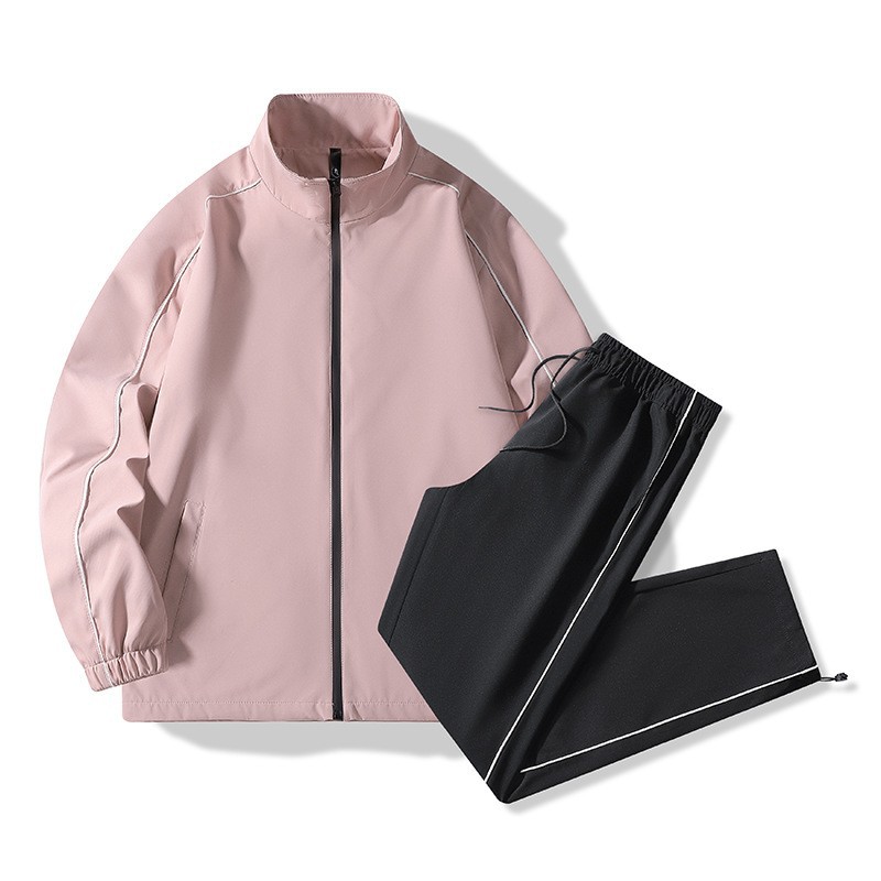 Trajes deportivos de otoño 2025, primavera y otoño, nuevos moda casuales para hombres, moda universal, chaqueta de pareja.