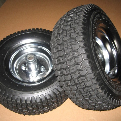 青岛凯圣亚厂家供应5.00-6填充轮子 橡胶发泡轮子 免充气不怕扎