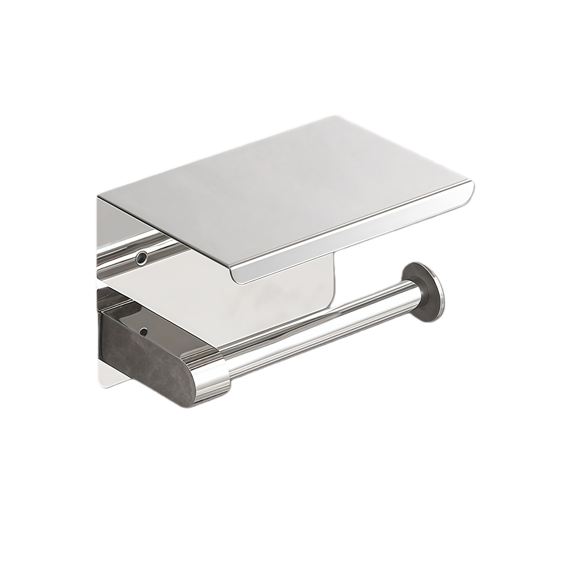 Transfronterizo 304 caja de toallas de acero inoxidable sin perforación tipo de pared de hoteles caseros cocina baño inodoro toallitas