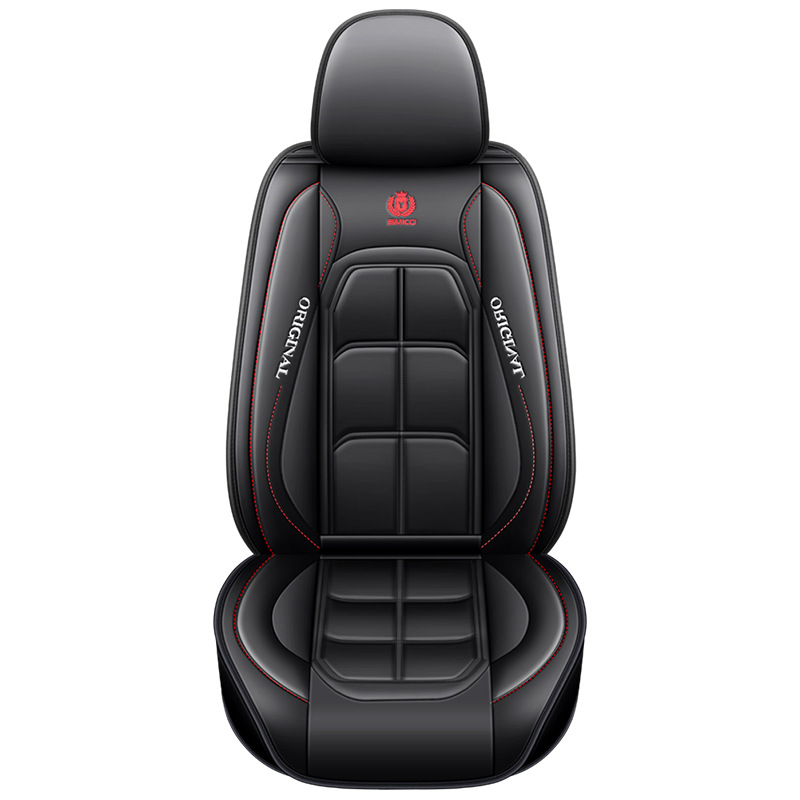 Seat cushion, seat cover: Universal Car Seat Cover - front-single-classic-black