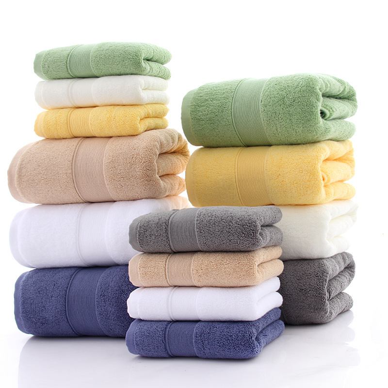 Gaoyang Pure Cotton Bath Towels Wholesale, High-End Hotel Bath Towels, Pure Cotton Thickened and Enlarged, Customizable with Embroidery, Large Towels as Gifts