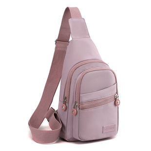 Women's chest bag 2021 New Korean style fashionable women's small backpack large capacity all-match shoulder chest Travel Messenger bag