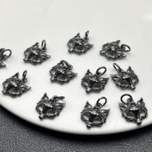 ��ɫ14k����΢��ʯ���ں�����ߵ���С����diy�Ʒ���������