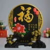 19.2 cm diameter pane + pine branch bracket