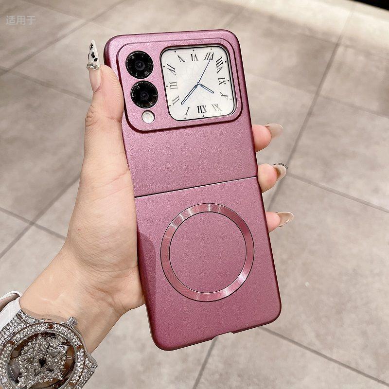 For Huawei Nova Flip Phone Case Folding Screen Frosted New Ultra-thin Magnetic Light Luxury Drop-resistant Protective Case For Huawei Nova Flip Phone Case Folding Screen Frosted New Ultra-thin Magnetic Light Luxury Drop-resistant Protective Case
