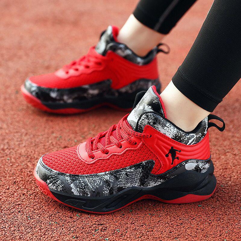 Chaussures de basket-ball en maille respirante pour enfants, chaussures de sport pour garçons, entraînement à l'école primaire, nouvelle collection printemps/été 2023_voghion.com