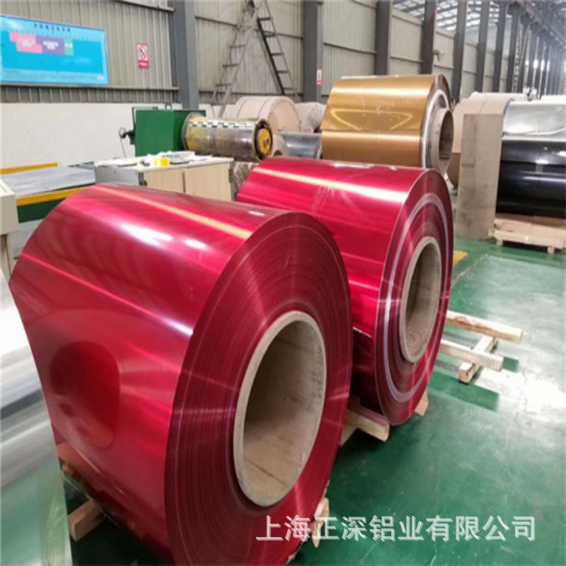 批发出售 彩涂铝卷 氟碳烤漆铝板 聚酯漆面铝卷 黑色铝卷价格低