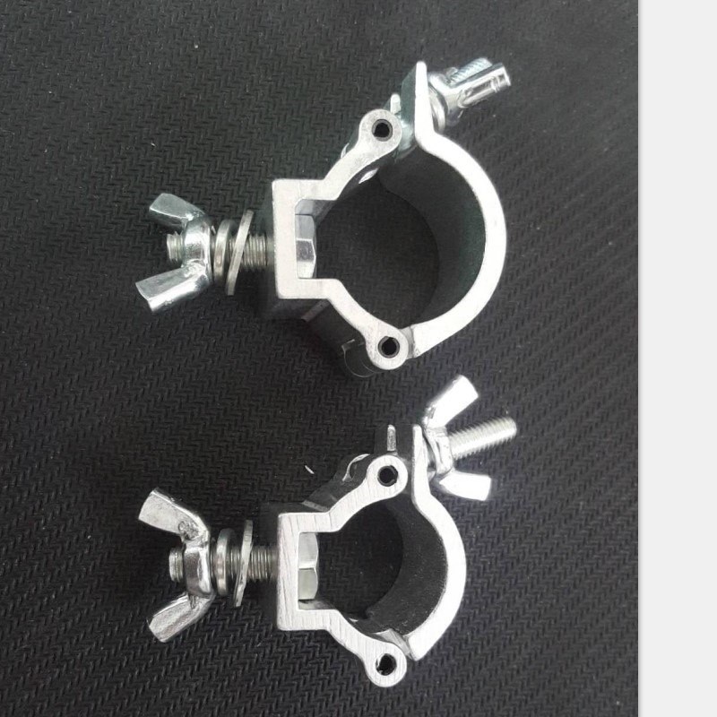 Hebilla de tubo redondo de una sola hebilla andamio multifuncional tubo galvanizado clip fijo móvil sujetador de tubo de acero hebilla cruzada universal image 15