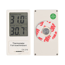 鱼缸缸内缸外电子温度计家用数字数显温湿度计高低温水族箱温度计