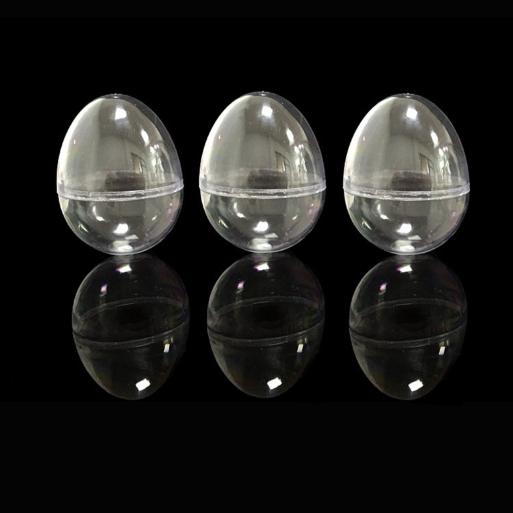 Casca de huevo sin agujeros máquina de torsión de huevo 42 * 60mm máquina de monedas juguetes cáscara de plástico