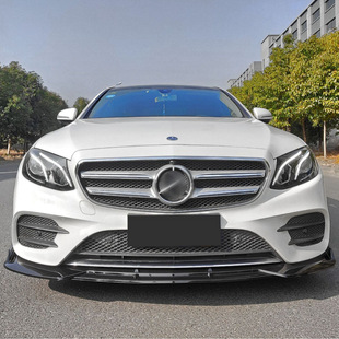 Suitable for 16-20 Mercedes-Benz E-Class W213 Front Lip Modification Brabus Front Shovel Small Surround Fixed Wind Wing Rear Wing