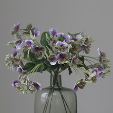 仿真花凤仙花假花绢花家居装饰餐桌花婚庆花艺酒店装饰凤凰花