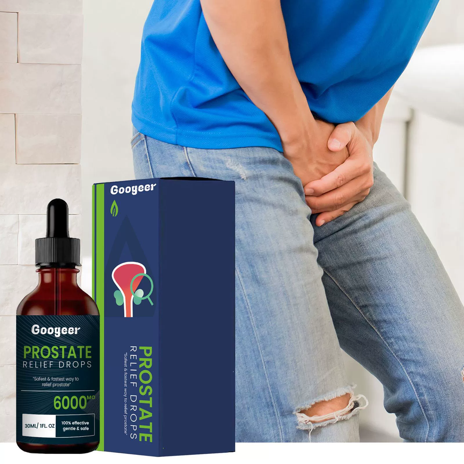 Googeer Men's prostate drops Body treatment