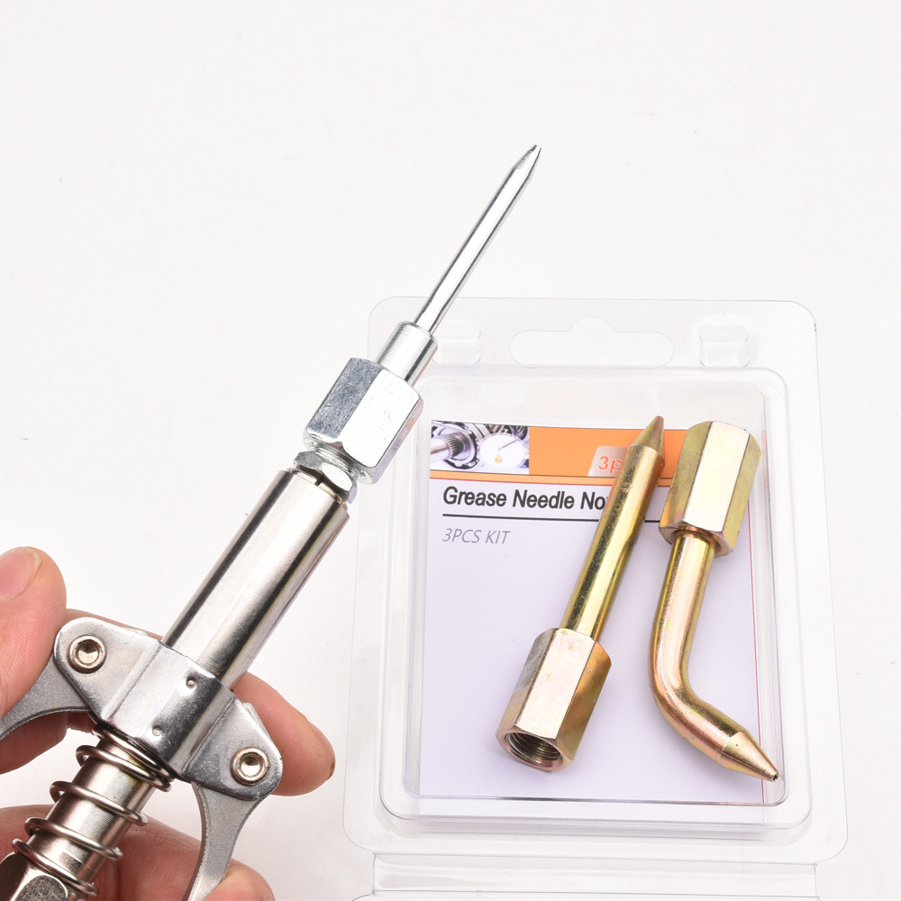 QP129外贸跨境热销黄油嘴套装黄油枪注油针耦合器