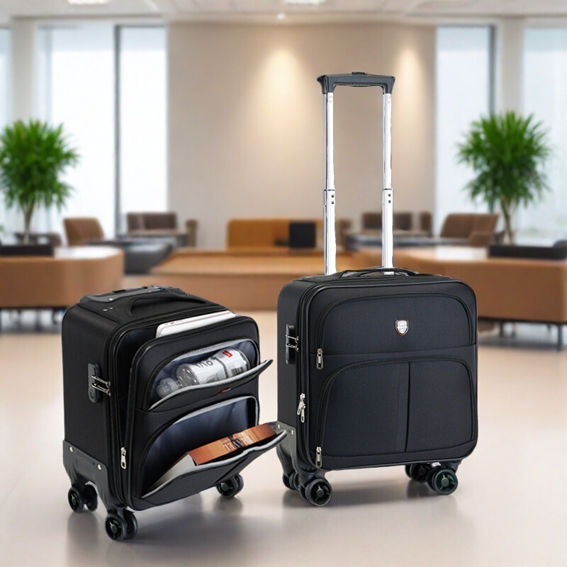 Oxford Cloth Boarding Case Lightweight Suitcase Business Mini Suitcase Small Aviation Railway Steward Trolley Case