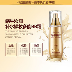 一枝春蝸牛沁潤遮瑕BB霜遮瑕隔離防水保濕清透護膚 隔離霜化妝品