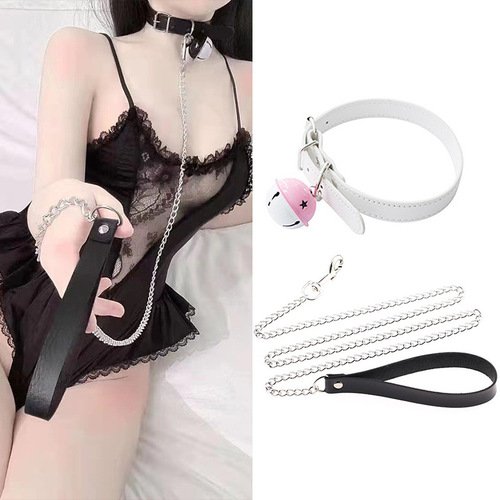 Bell Collar Necklace Lead Rope for Women M Necklace Christmas Bell Choker Necklace for Women Choker Erotic SM Collar