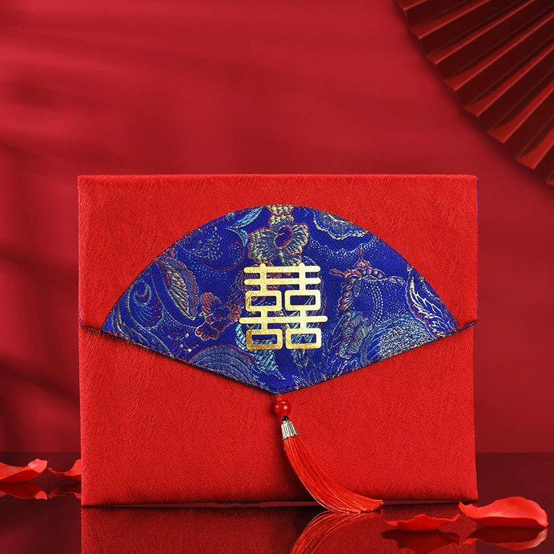 Wedding red envelope wedding new Chinese retro creative personality red envelope red envelopes red envelope bag is a sealing 10,000 yuan to wholesale