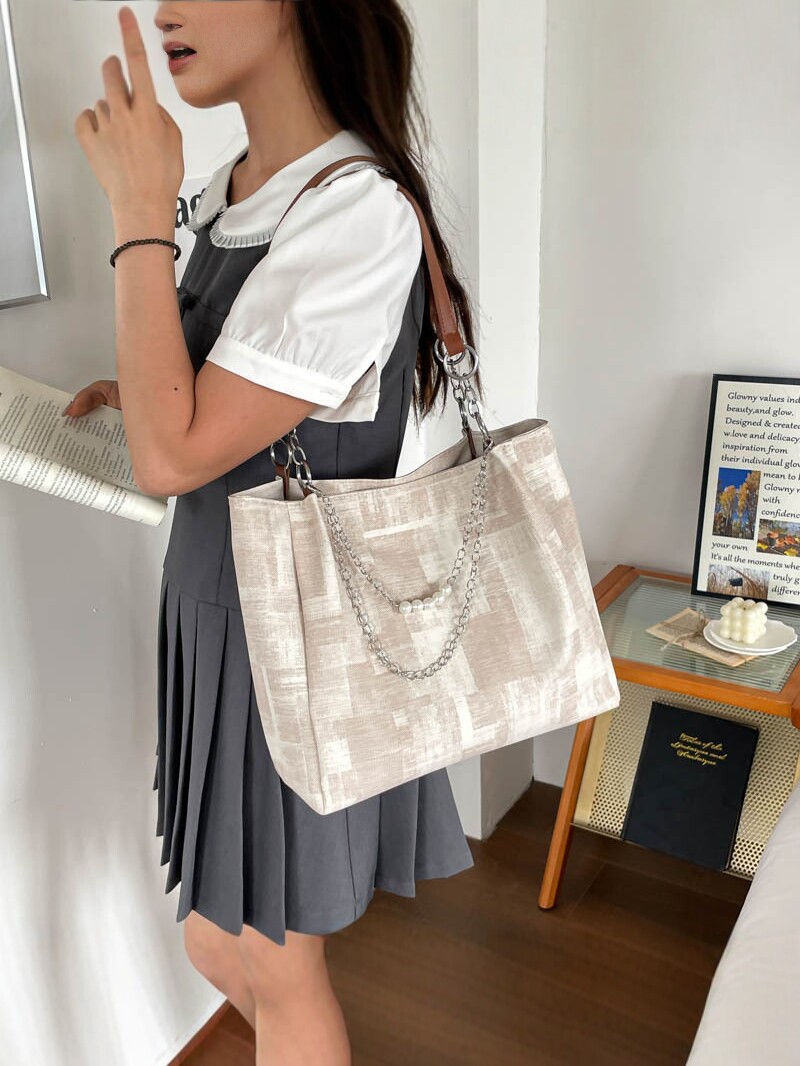 Bolso Tote de Hombro para Mujer de PU, Gran Capacidad, para Uso Diario image 3
