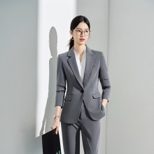 2025秋冬新款西装套装裤高级感大学生面试正装通勤休闲西服外套女