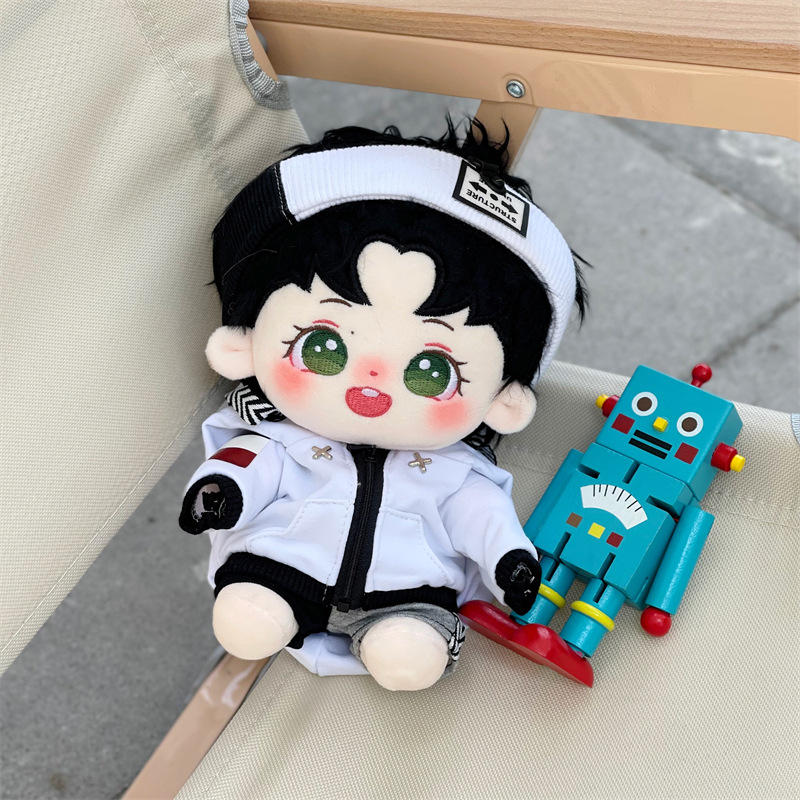 20cm侯明昊棉花娃娃毛绒小猴子原创玩偶明星公仔玩具节日礼品现货
