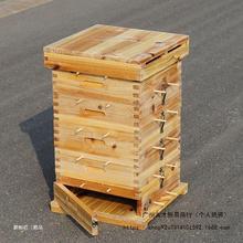 蜜蜂箱中蜂土蜂格子蜂箱全套方便查看养蜂标准土养中蜂箱优惠