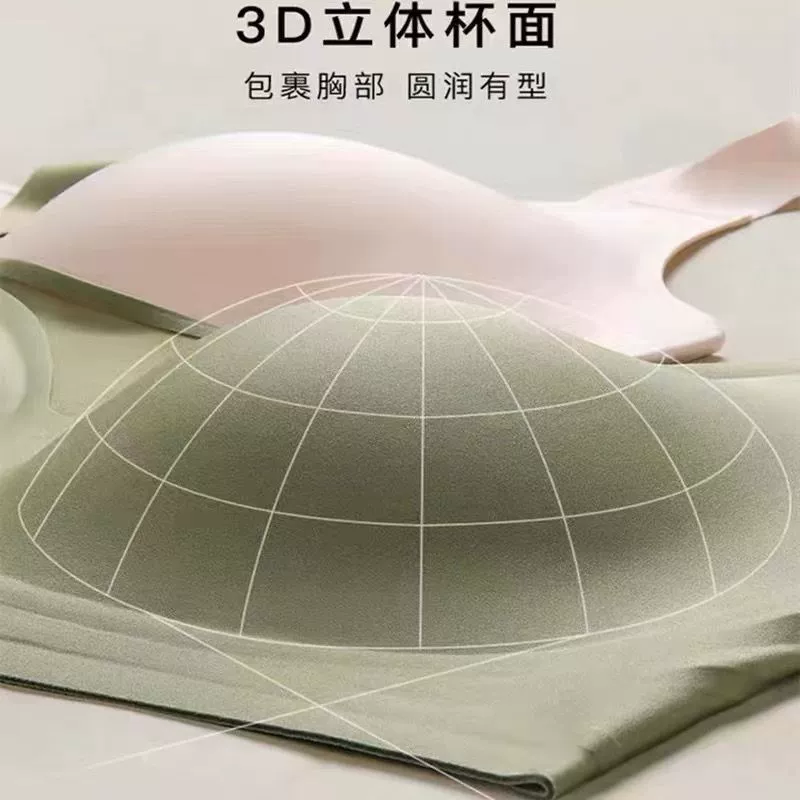 Breathable underwear, ultra thin supporting bra, plus size