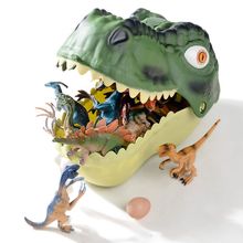 恐龙玩具儿童小男孩大霸王龙三角龙软胶套装世界动物模型手办
