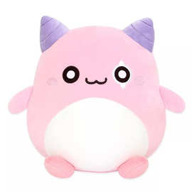 跨境新品图片款动物枫之谷粉红豆毛绒娃娃填充玩具靠垫咨询客服