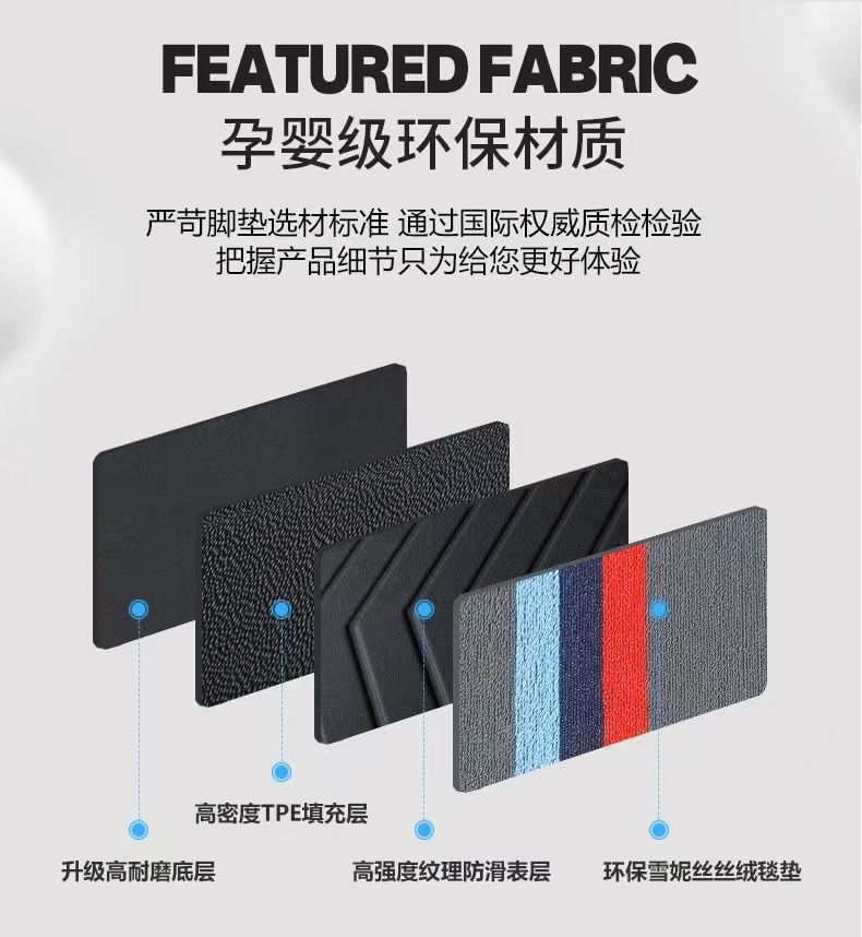 Suitable for BYD E2/3/5 universal TPE car floor mats, e2e3e5 new energy vehicle floor mat modification