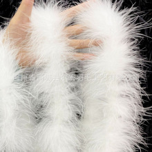 火鸡全绒毛条15-60克大绒 毛绒玩具车载装饰手工拖尾围巾服装副料