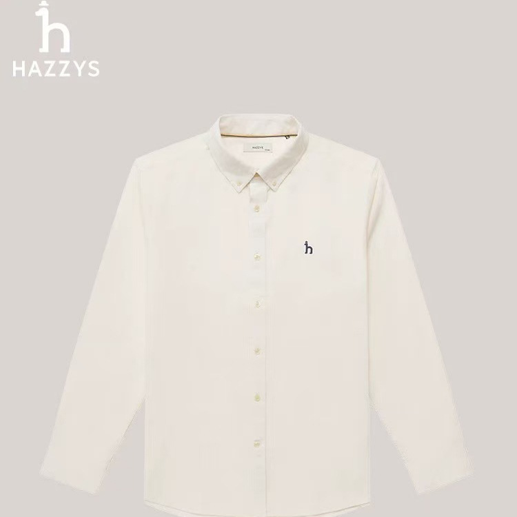 跨境哈吉斯Hazzys长袖细条纹灯芯绒衬衫男ASCZK1BDK10|undefined